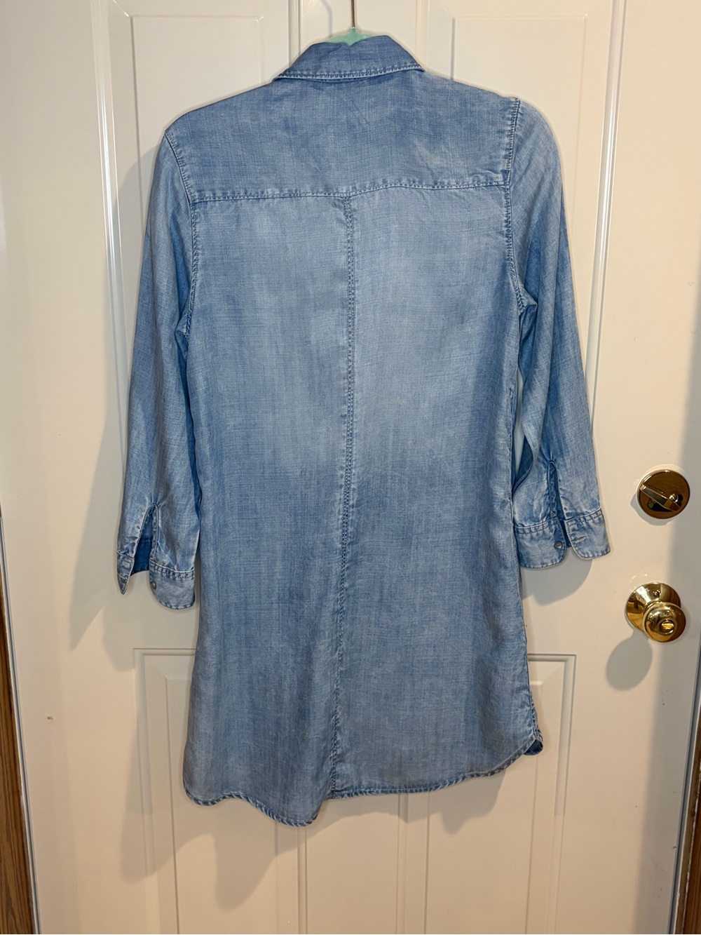 H&M Light Blue Denim Shirt sz 6 - Picture 2 of 6